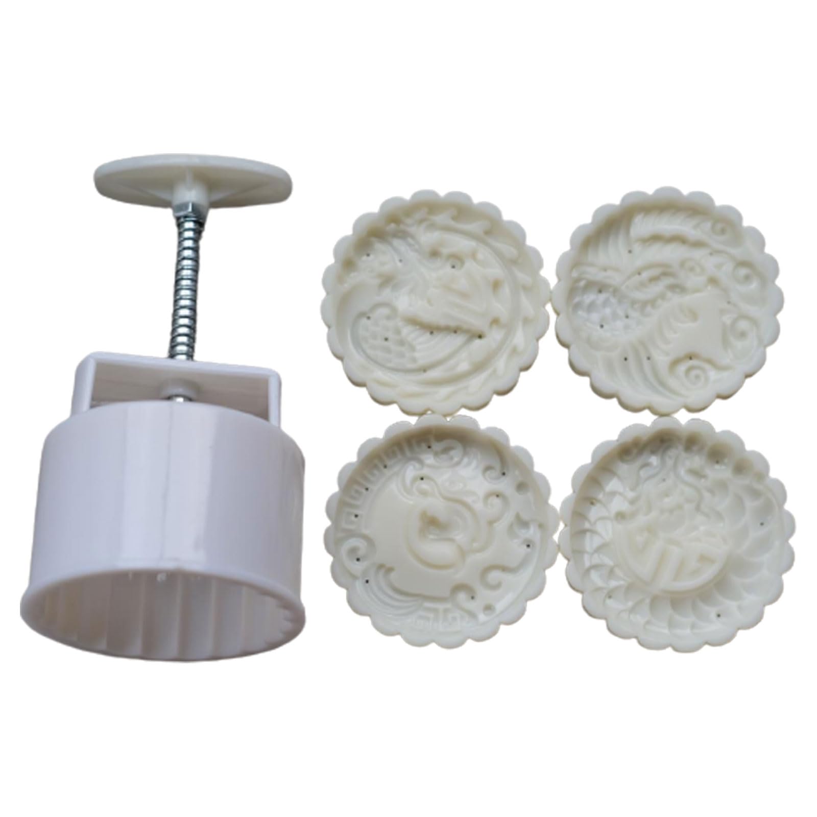 Tsophreniq Mold Food Grade Hand Pressure MidAutumn Festival Cake Molds Baking Tool Baking Enthusiasts