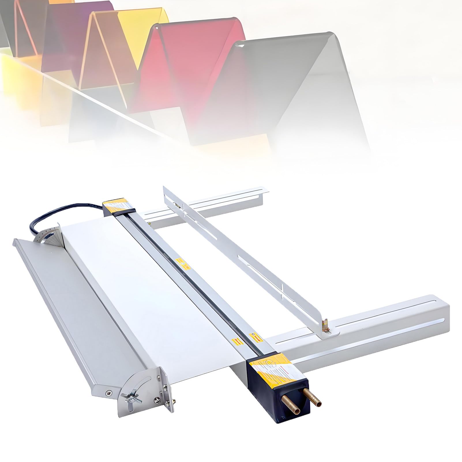 EpyGnom Acrylic Heat Bending Machine with Adjustable 0-90°Angle, PVC Plastic Bender with Heating Element, 0-420℃ Temperature, 30-240cm Width, Up to 0.24in Thick 125cm/48in