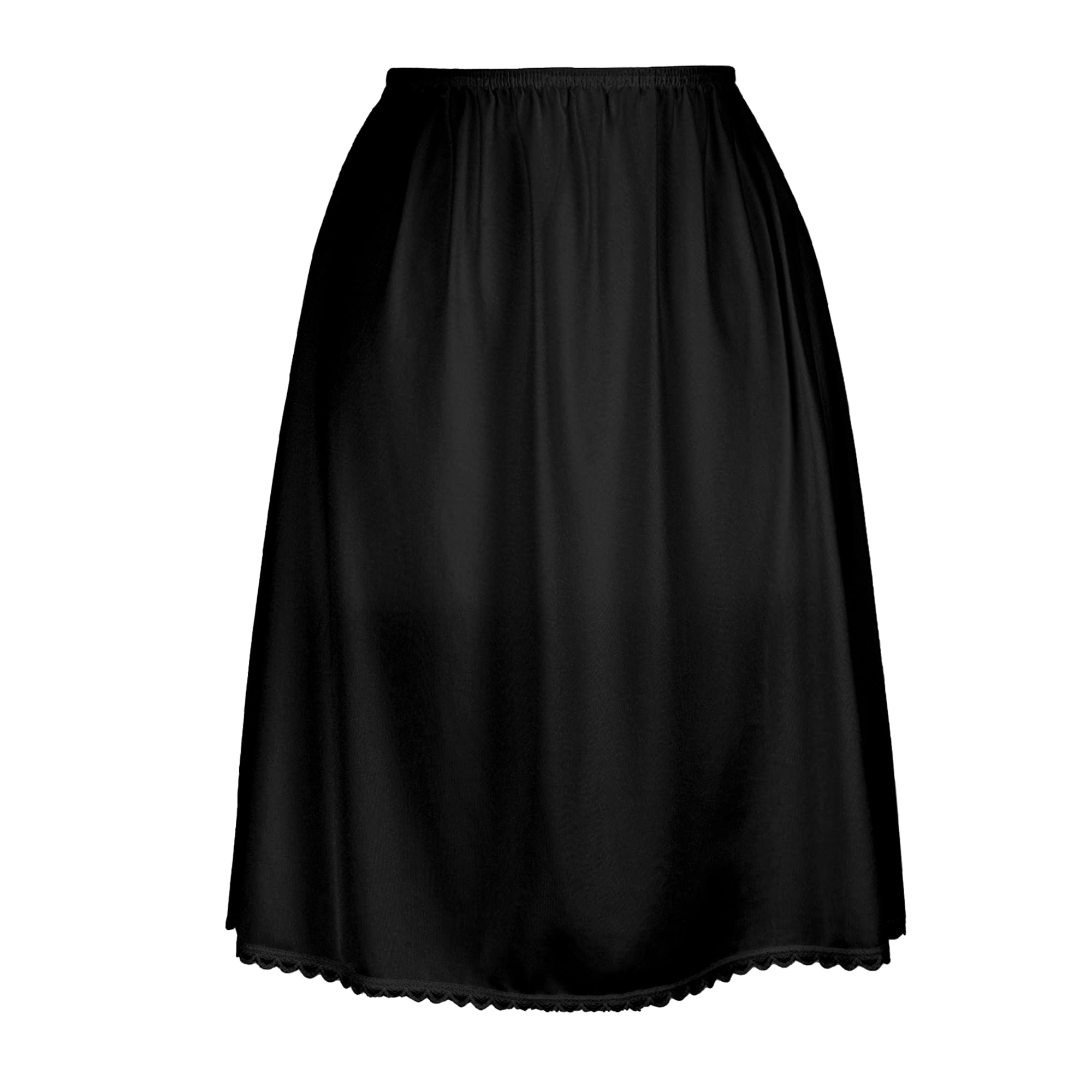 Valair Classic Short and Long Half Slip Skirt for Ladies and Girls - Slight Flair - Anti Static - Ranges 14" Till 34"