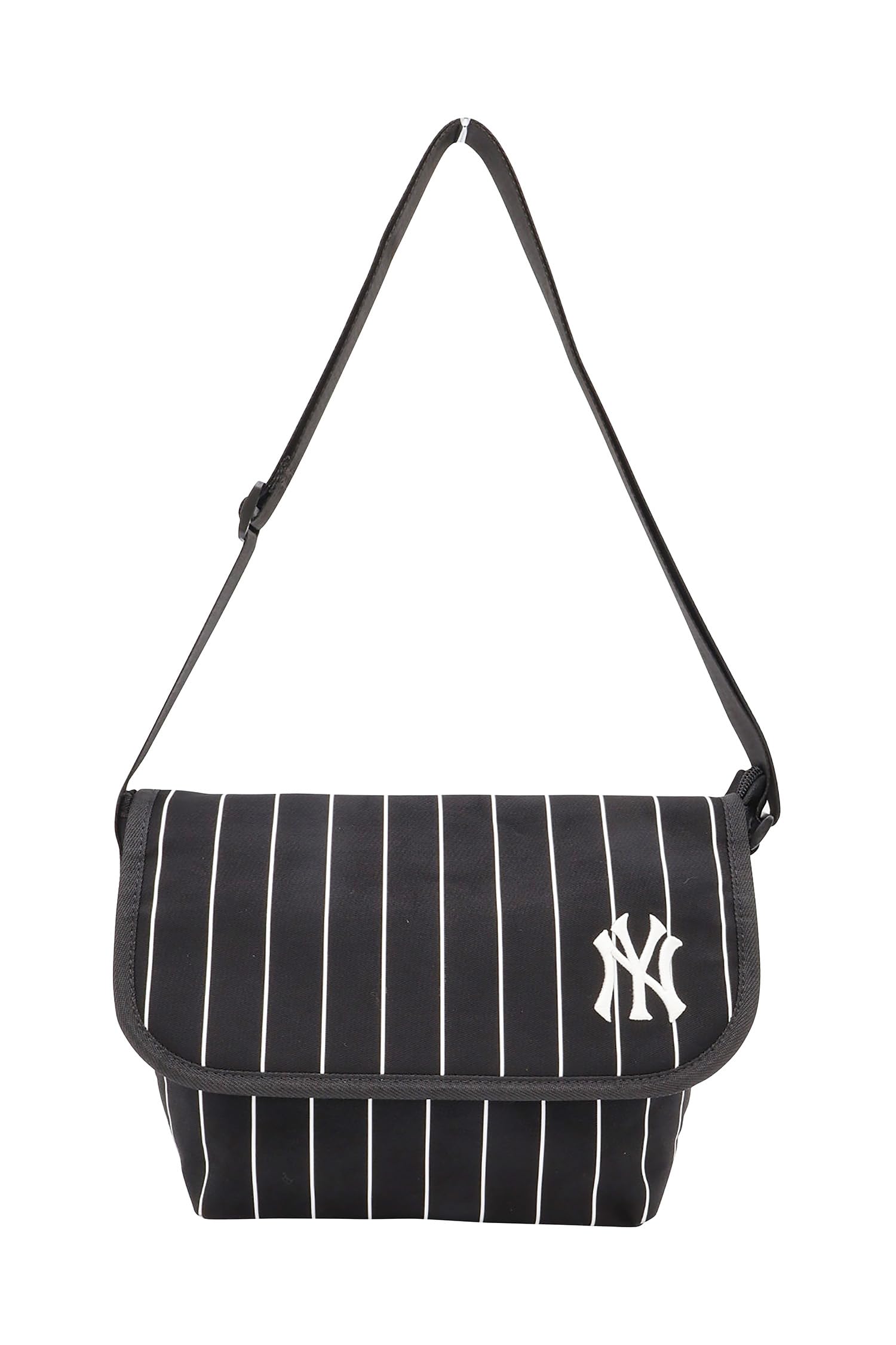 Major League Baseball Yankees Shoulder Bag, Messenger Bag, Black, Yankees/Black, One Size