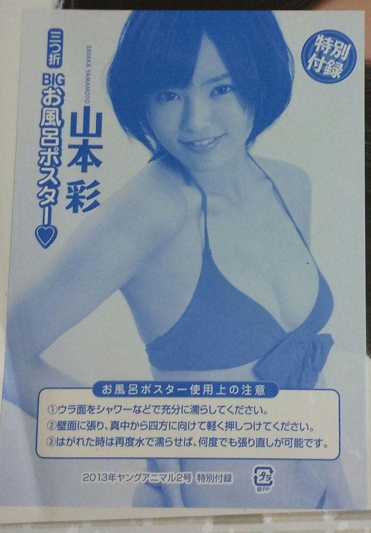 Amazon.co.jp: 山本彩 生写真 お風呂ポスター : おもちゃ