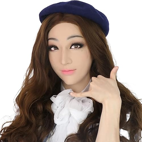 High Quality Silicon Realistic Female Mask, Halloween Masks be female Made, Cosplay mask