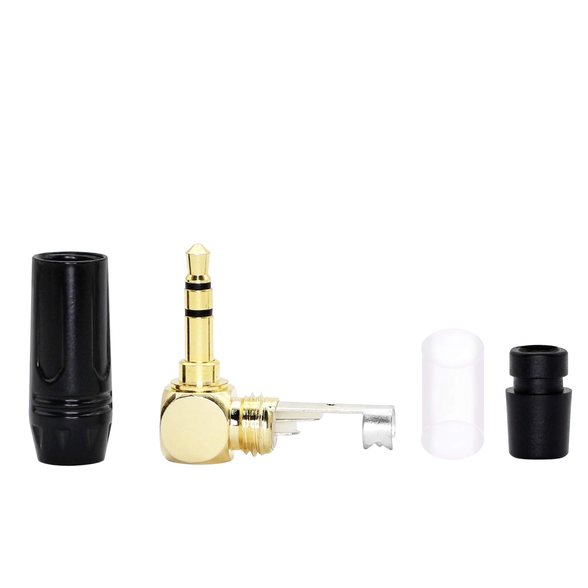 Ricambio TRS maschio spina 3 poli ad angolo retto 3,5 mm tipo saldatura fai da te cavo audio connettore YOUCHENG per riparazione cuffie cuffie