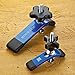 Mini Hold Down Clamps for Woodworking (3 ½” L x ¾” W) w/Rubber Tips - Aluminum Drill Press Clamp for Benchtop Router Tables, Jigs - T Track Small Clamps for Soft Wood, Pre-Finished Panels, & More