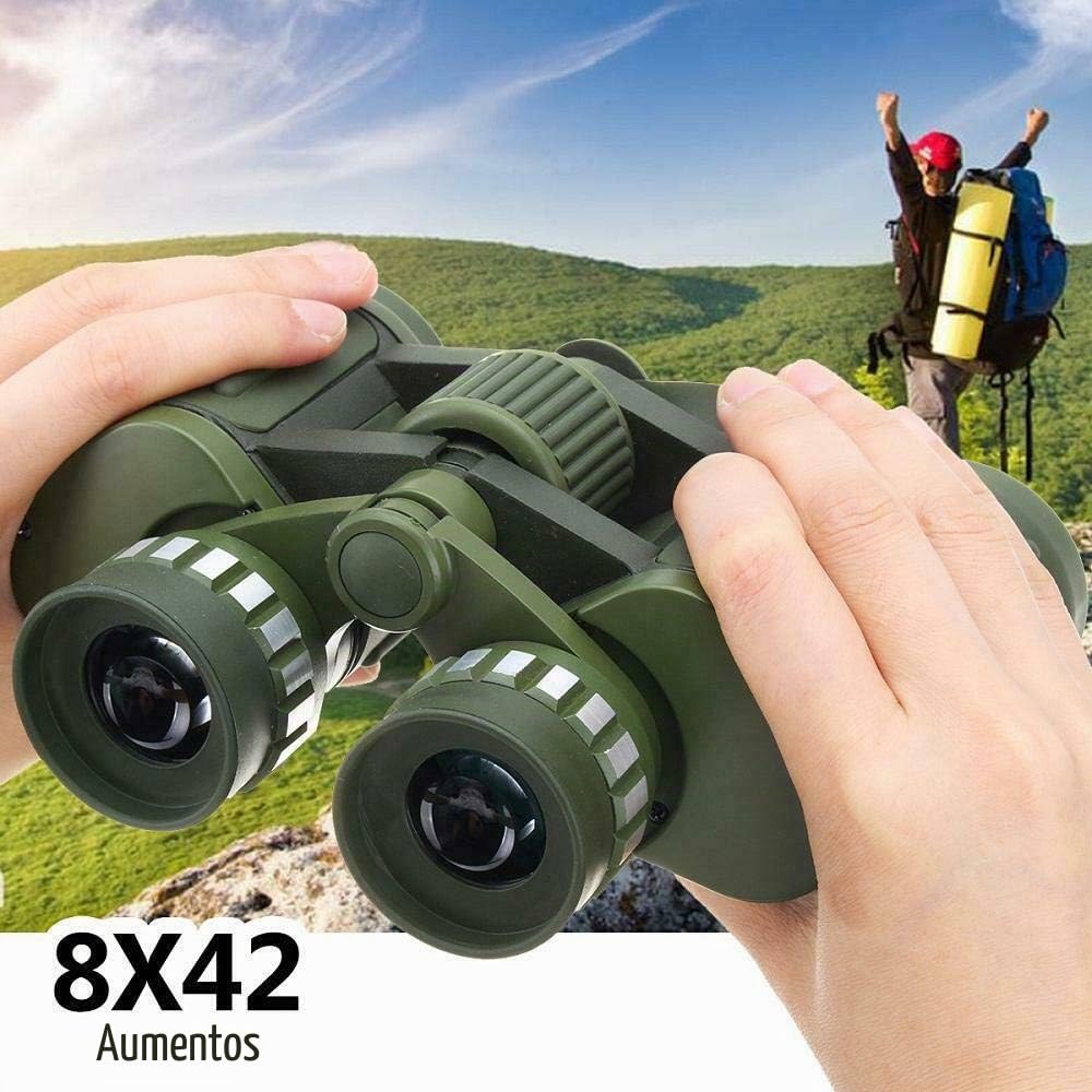 Prismáticos Binoculares 8X42 para Caza Deporte de vigilancia Military Marine