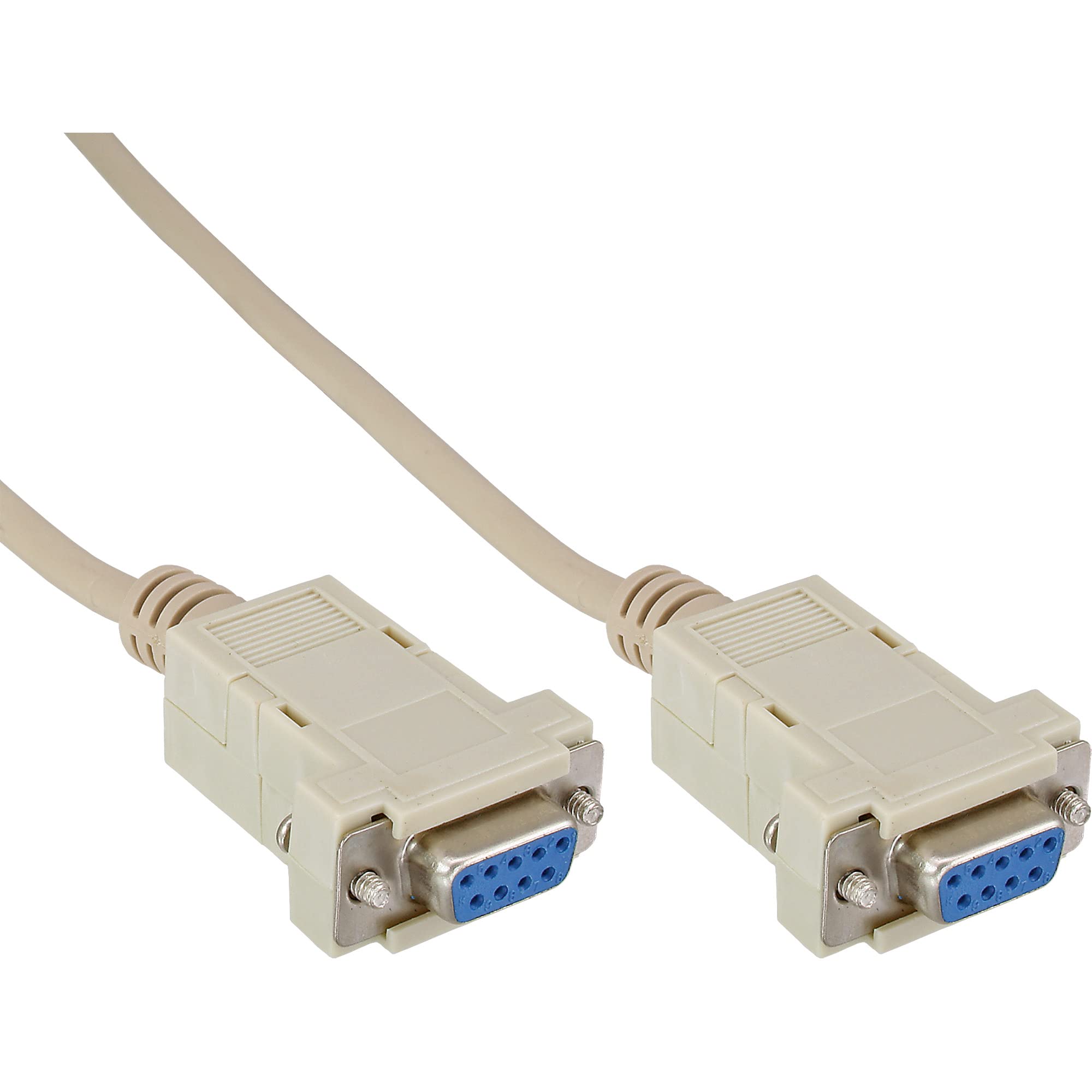 InLine 12226C Câble Null-Modem 9 Broches Femelle/Femelle 10 m