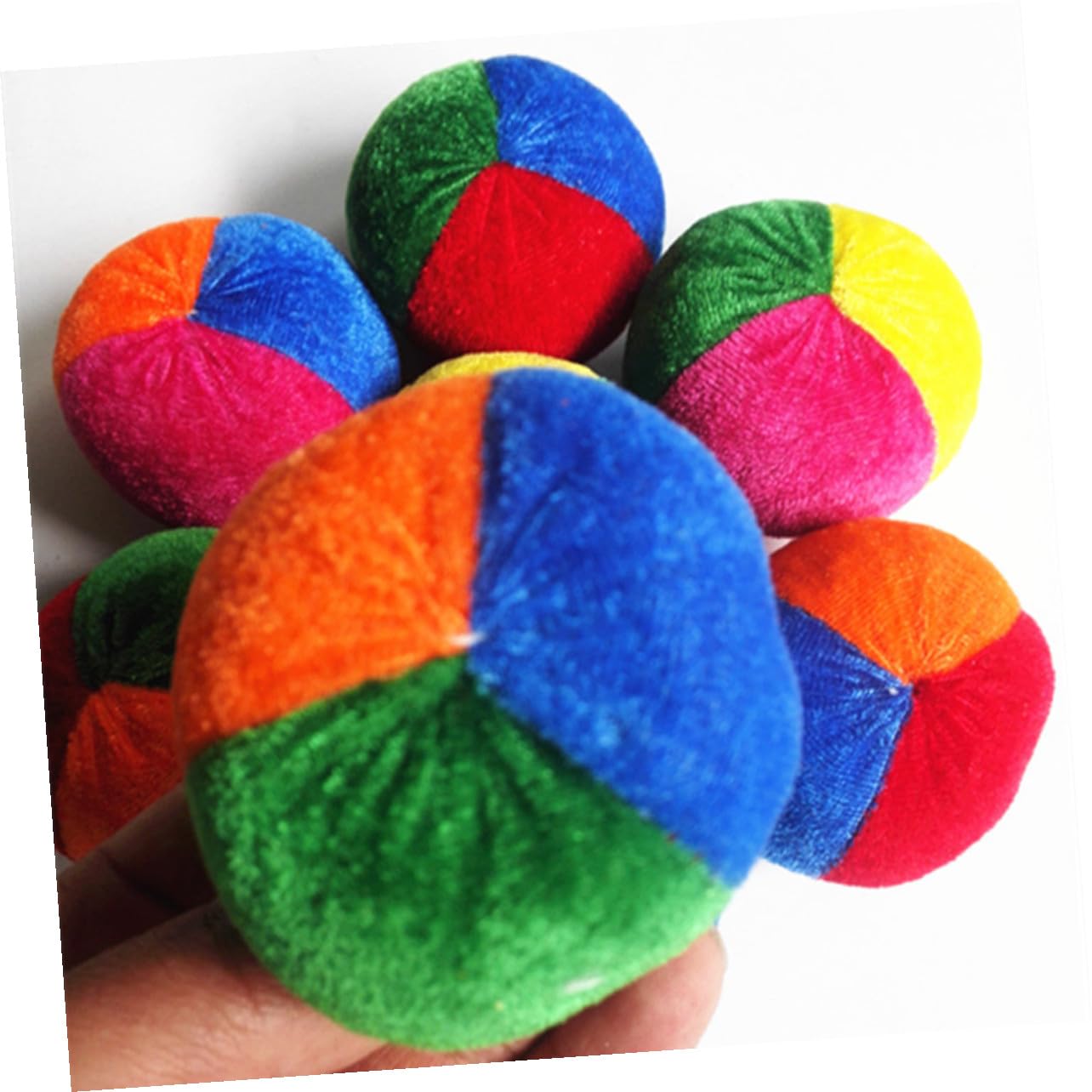 iplusmile 20pezzi Palline Giocoleria Divertente Gioco Esterno per Bambini Ragazzi Ragazze Colore Casuale