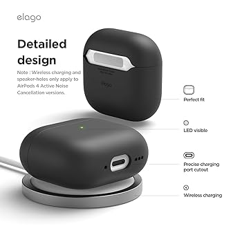 AirPods 3 + elago LIQUID HYBRID ブラック Liquid Hybrid Hang Case for AirPods Pro 3 [2 Colors] | elago.com