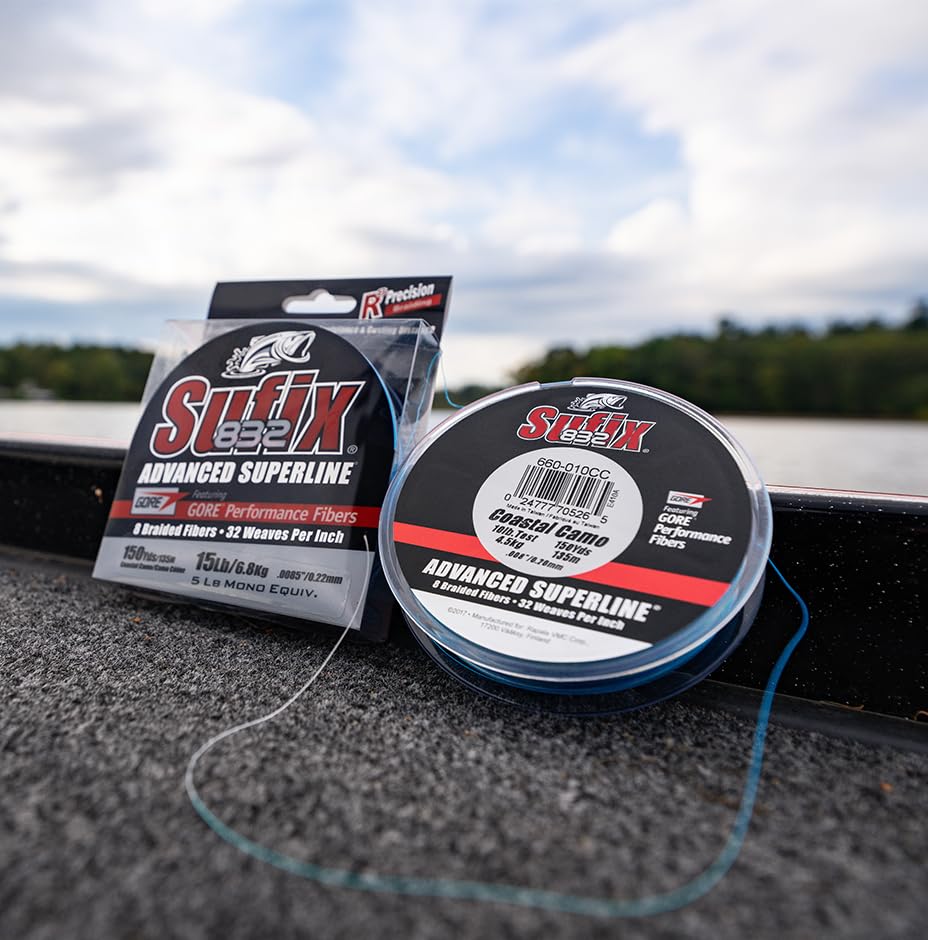 Amazon.com : Sufix 832 Braid 15 Lb 660-215L: 832 Braid 15 lb Neon