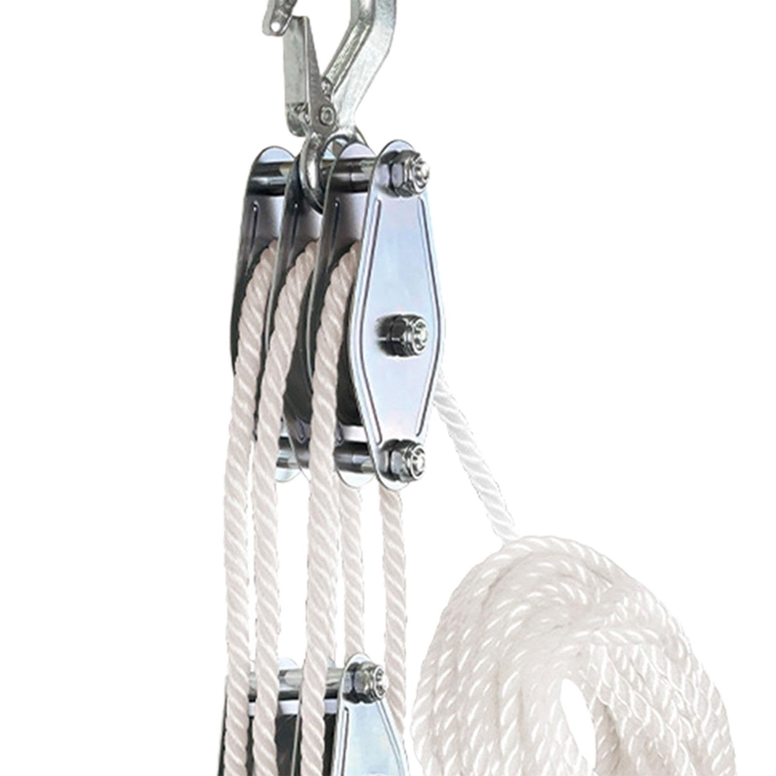 de Poleas para Elevación con Cuerda para El Cuidado de Animales Y La Construcción.