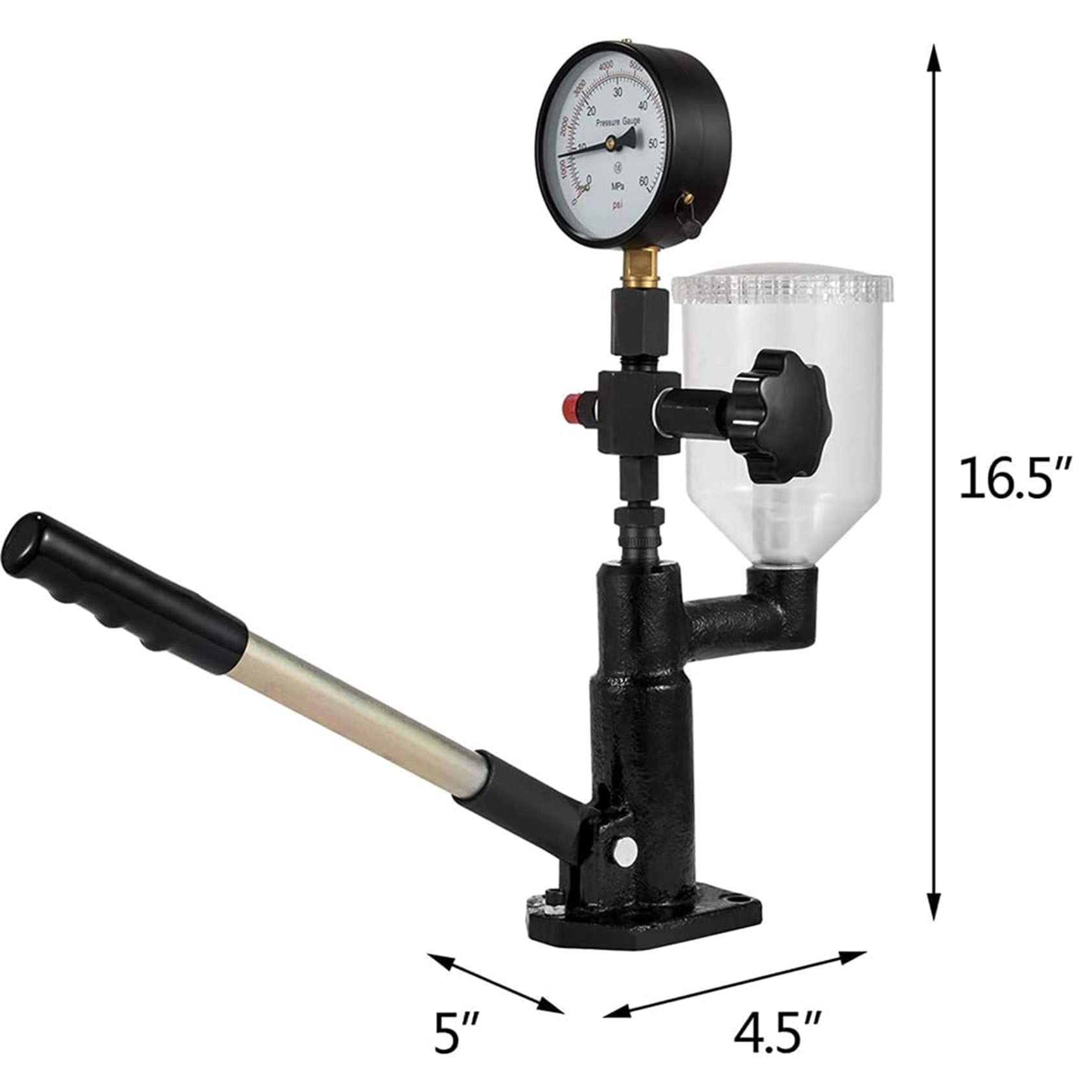 Kit De Compresión para Comprobador De Inyectores Diésel, Comprobador De Inyectores Common Rail Cit800, Detector Multifuncional para Comprobador Electromagnético De Inyect,
