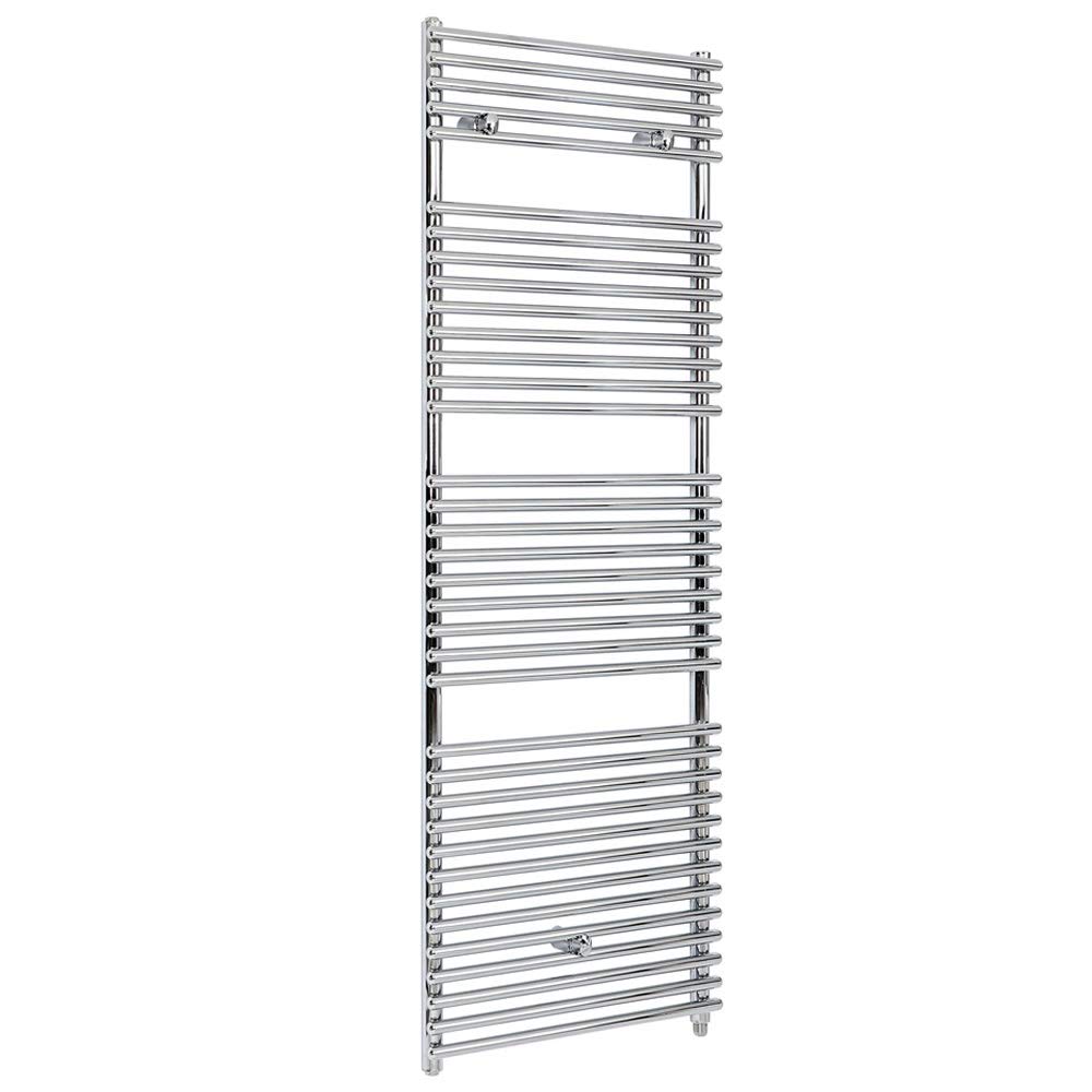 Milano Chrome Arno 1000W Bar On Bar Electric Heated Towel Rail - 1738Mm X 450Mm