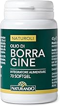 Naturando Olio Di Borragine Per La Bellezza Della Pelle E Contro I Disturbi Del Ciclo Mestruale - 70 Perle