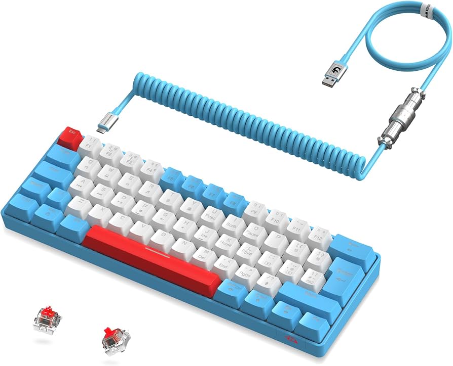 60%メカニカルキーボード Amazon | ZIYOULANG T60 ゲーミングキーボード メカニカルキーボード