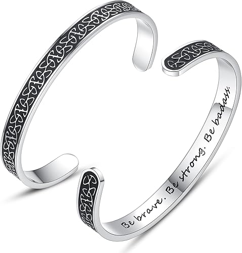 TONY & SANDY - Brazaletes motivacionales para mujeres, adolescentes o niñas, regalos de cumpleaños personalizados para mamá, hija, hermana o amigas,