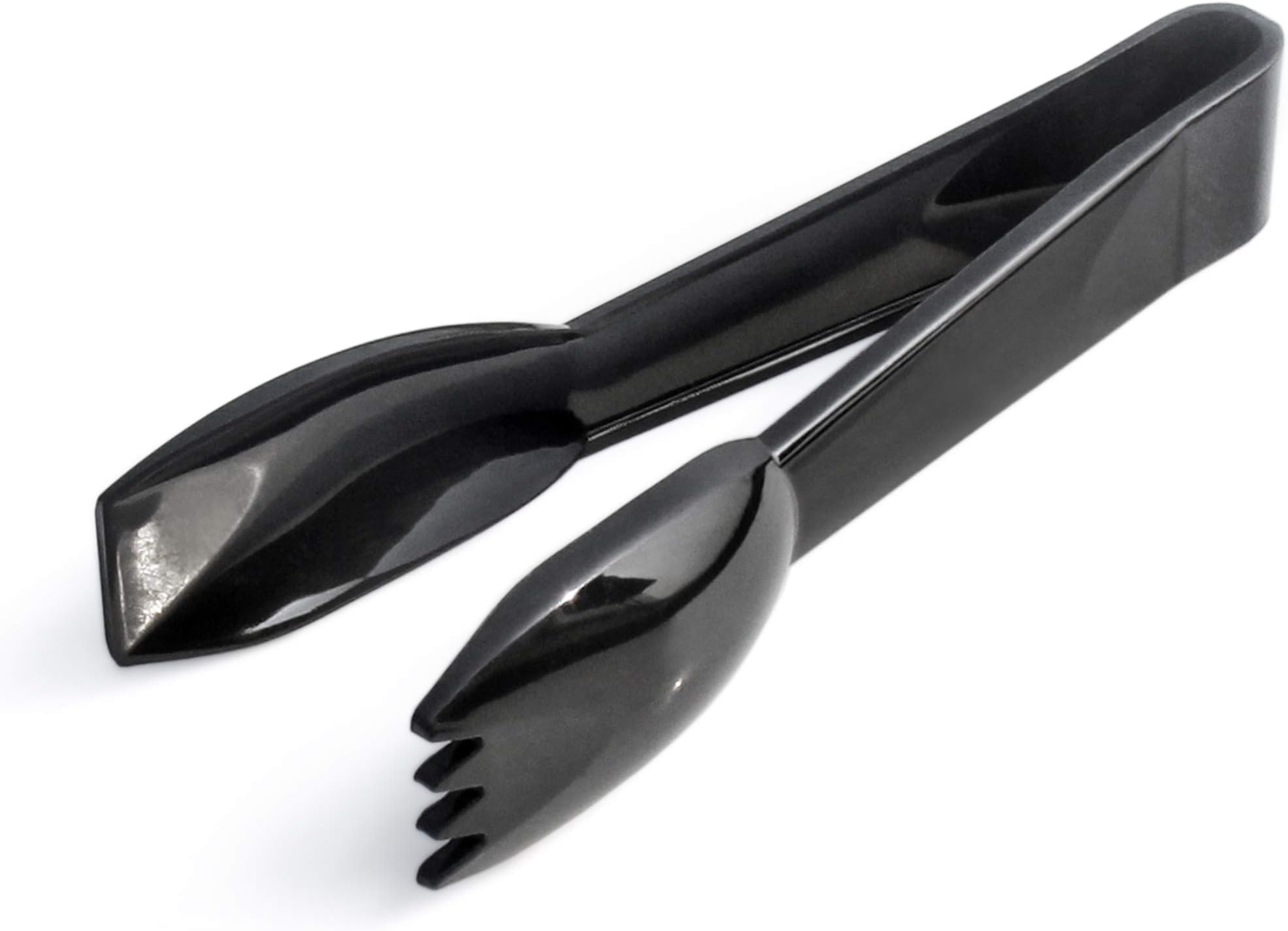 New Star Foodservice 42290 straight Edge Utility Tongs, Plastic, Black