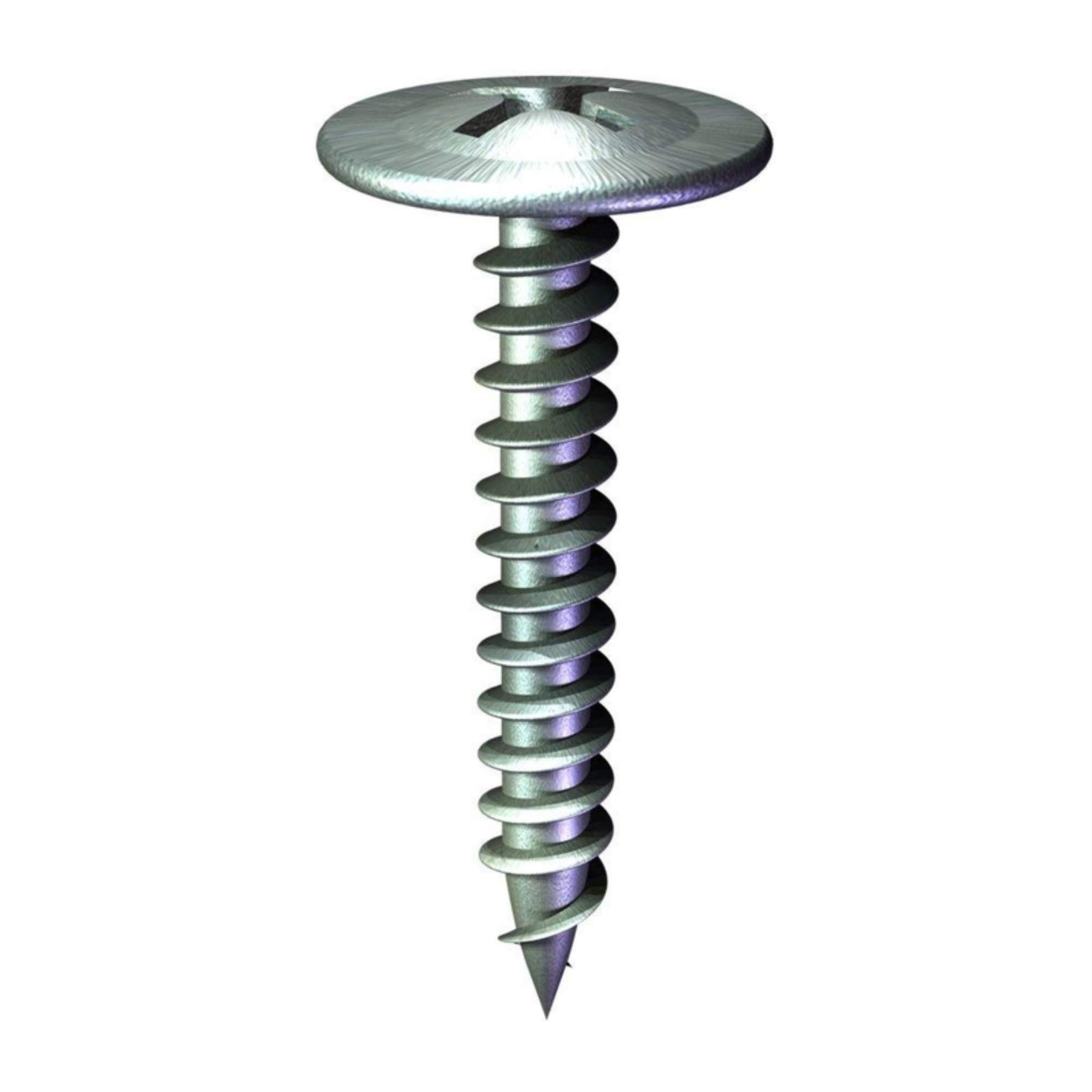 Grip Rite Pro-Twist No. 8 x 1 in. L Phillips Truss Head Lath Screws 1 lb. - Case of: 1;