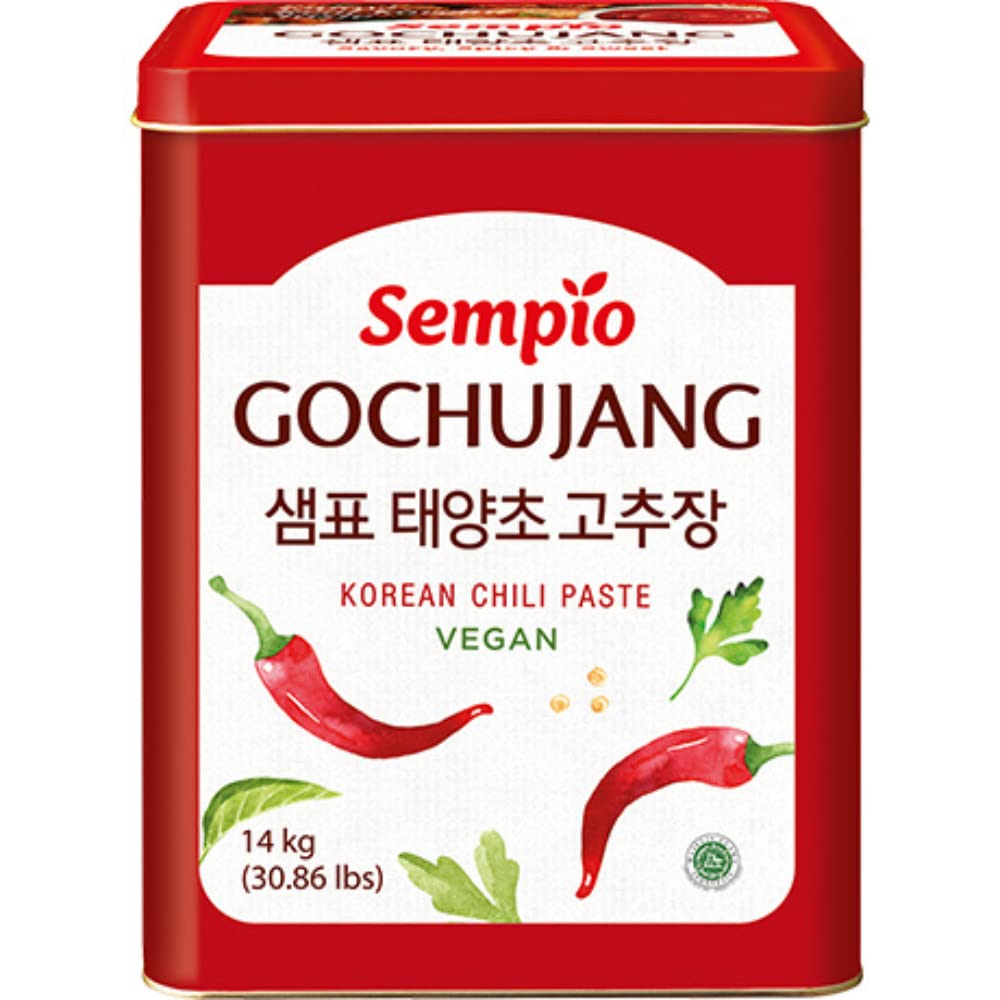Sempio - Pasta de chile rojo picante Gochujang - Multipack 1 x 14 kg