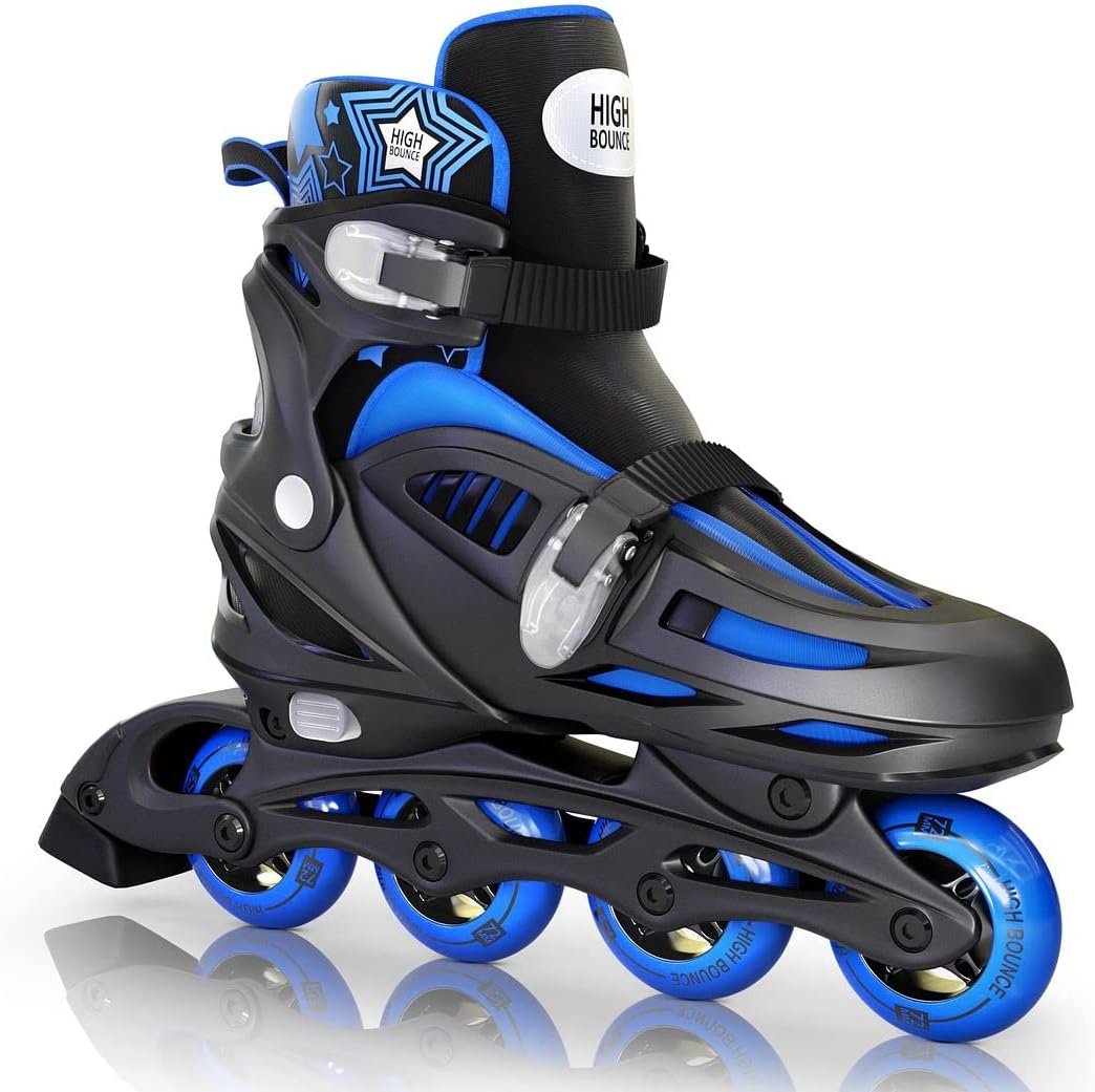 Inline Skates for Girls and Boys, Roller Blades with Gel Wheels and