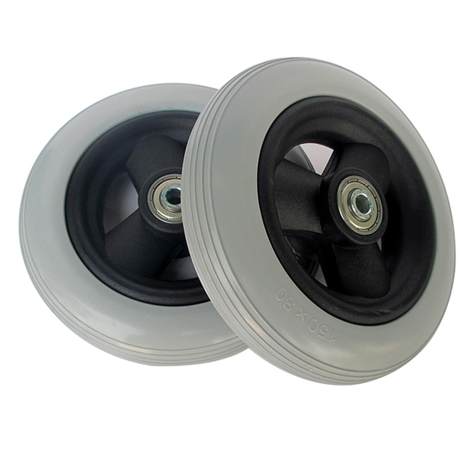 Amazon.co.jp: 1ペア 6インチ車いすホイール ローラー キャスター 150