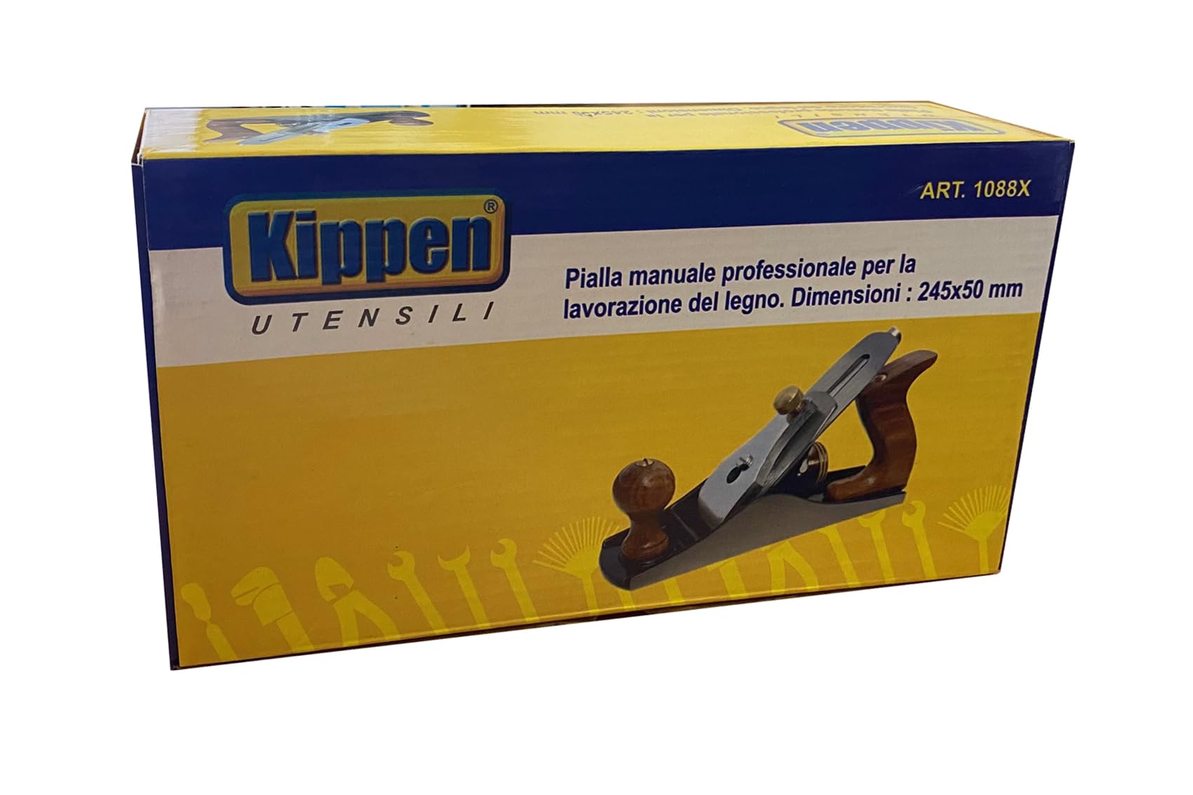 Kippen 1088X - Pialla Manuale per la Lavorazione del Legno. Dimensioni: 245x50 mm.