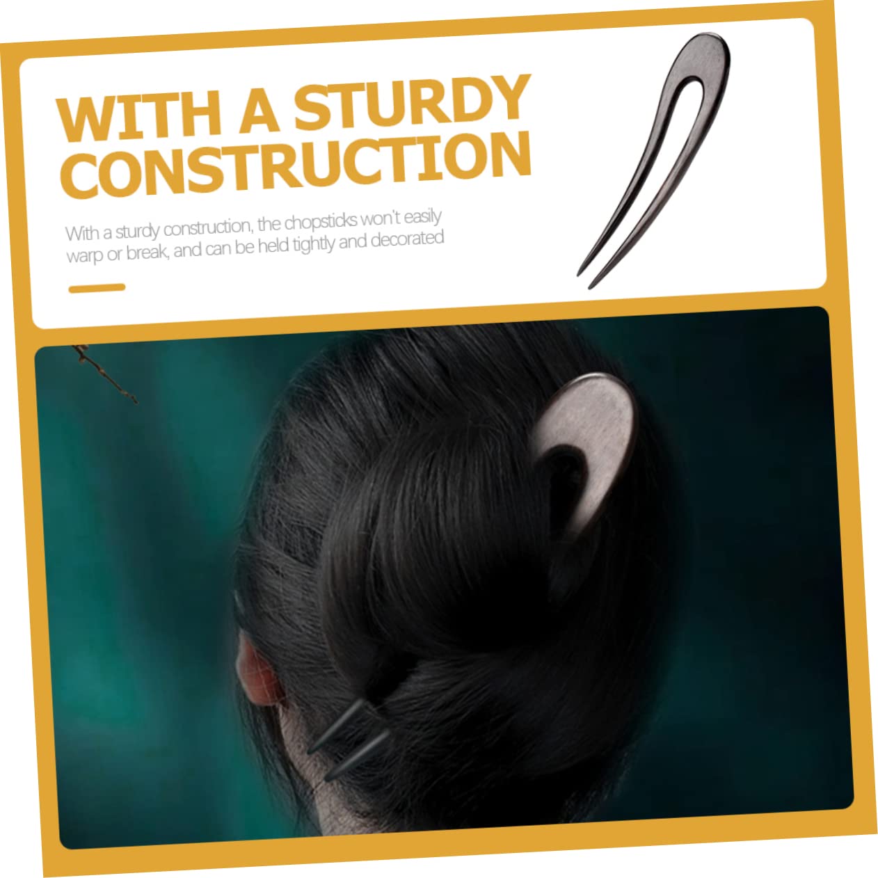 Ipetboom 4pièces à Cheveux u Épingle à Chignon Rétro Accessoire De Coiffure Et Pour Occasions Spéciales Port
