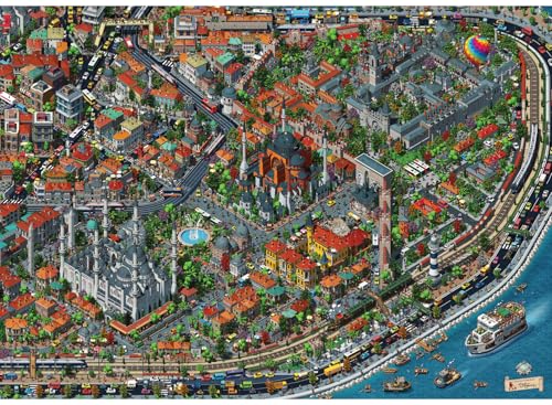 Perre-Anatolian Puzzle Fractal Istanbul 3000 Piezas