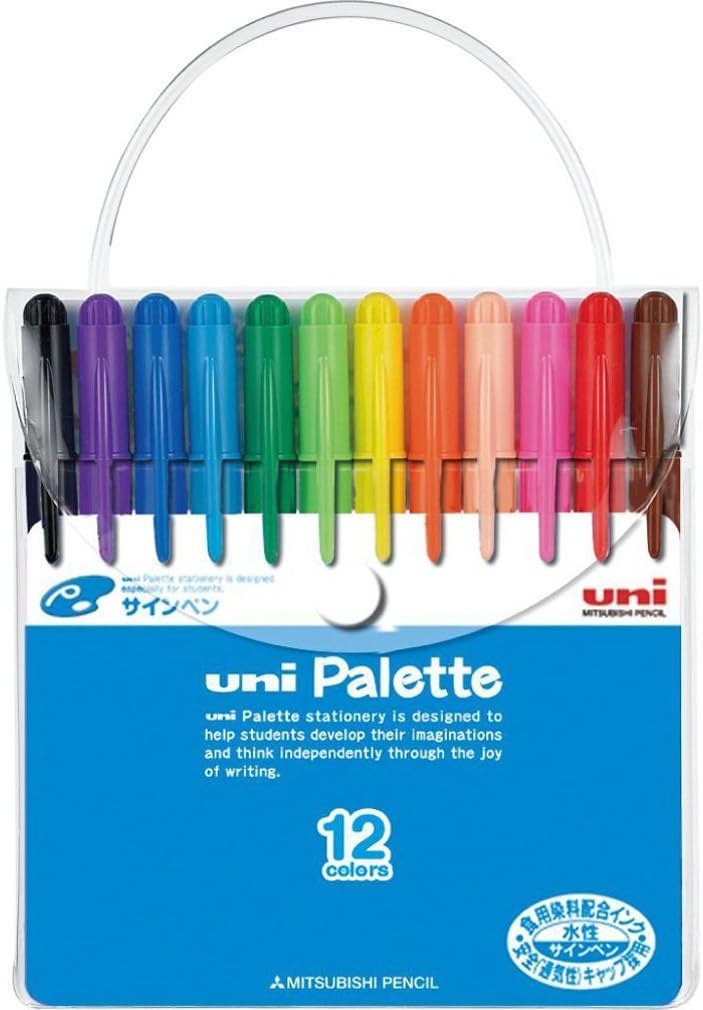 Mitsubishi Pencil Co., Ltd. Unifelttip pen palette 12 color set
