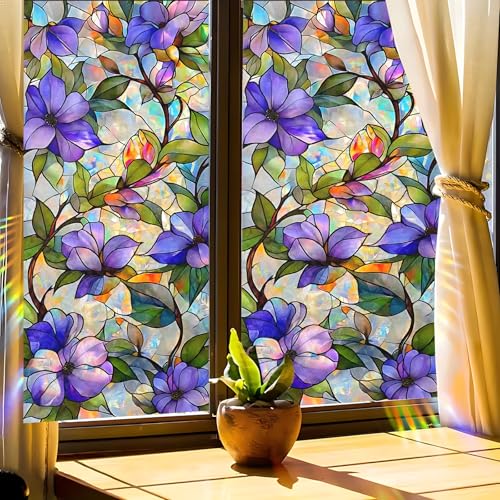 Película de ventana para privacidad estática, 17.5 x 39.4 pulgadas miniatura 6