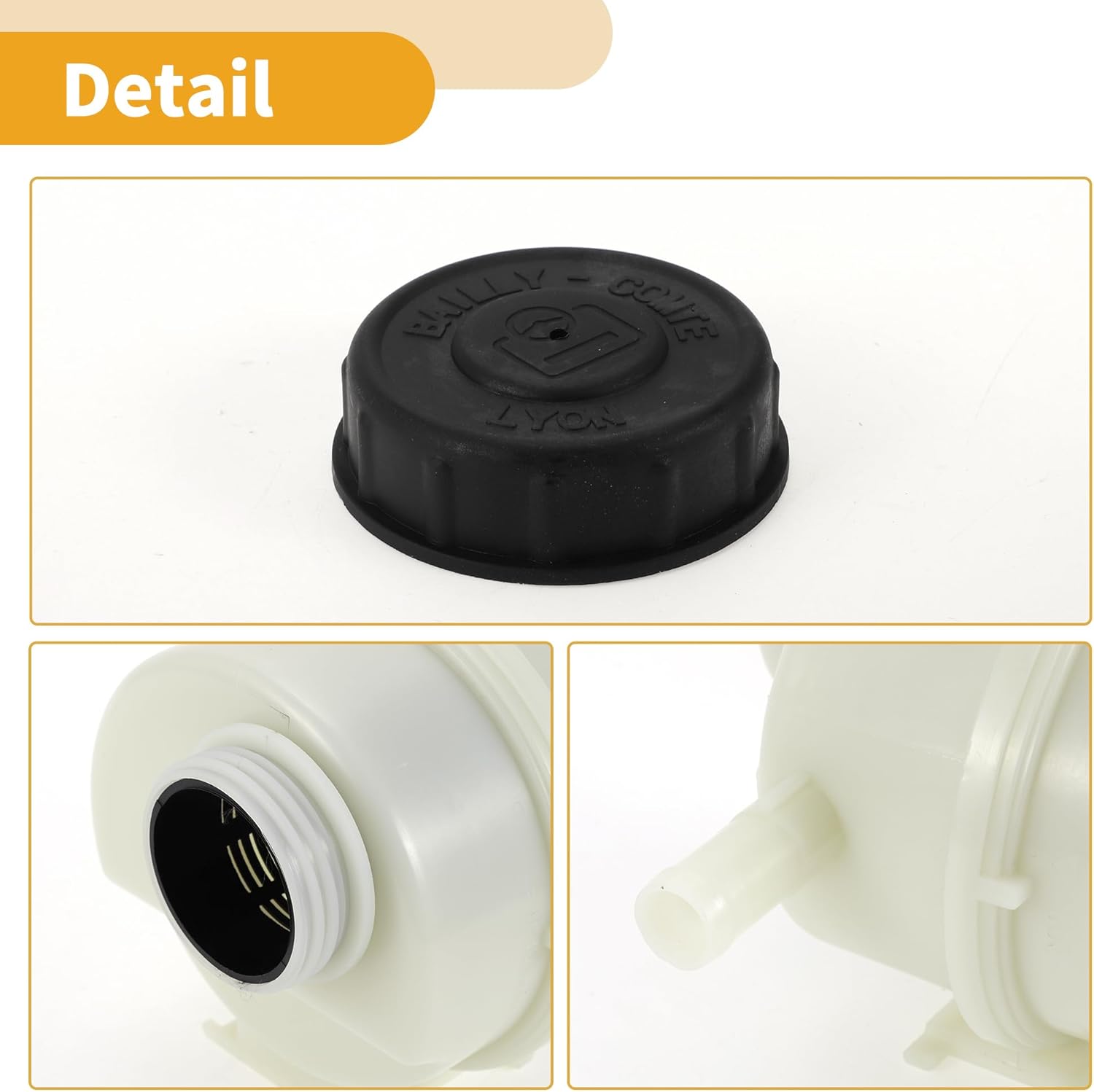 Power Steering Reservoir - No.491803558R Car Automotive Power Steering Tank - for Dacia Dokker 2022 Plastic Beige - 1 Pc