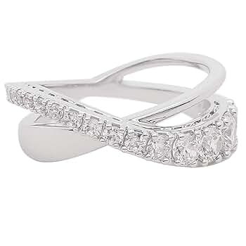 美品　Swarovski スワロフスキー Twist Rows リング 指輪 341109189_1.jpg