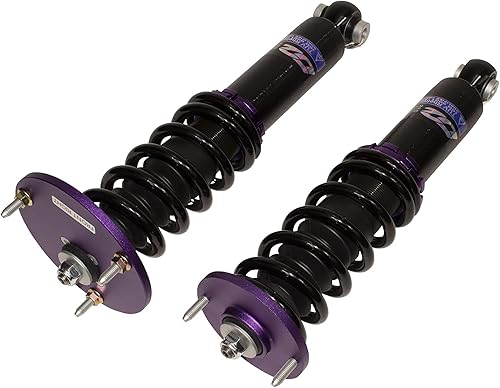 Miniatura 103 de D2 Racing RS Coilovers 36 MANERAS ajustables para 1993-2002 Nissan Marzo