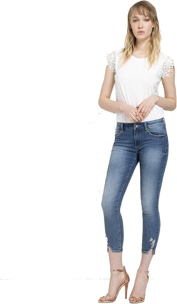 Fracomina Cropped Shape UP Jeans SPJBETTY9 Donna (26) : Amazon.it:  Abbigliamento