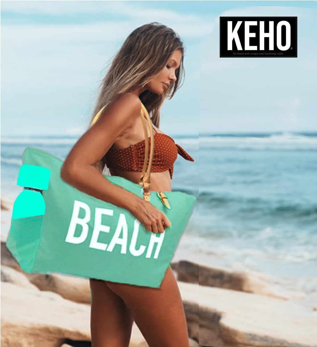 Keho Waterproof Beach Bag with Pockets For Women (Sandproof) - Image 2