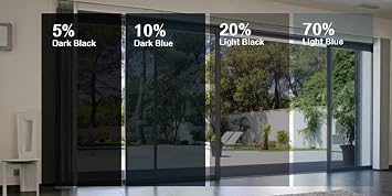 G Greenfilm 70% Static Cling Window Tint for Residential & Automotive Use DIY, Renter-Friendly, Non-Adhesive, Removable Tint for UV Protection, Glare Reduction, and Heat Blocking (24 x 212) | No-glue static cling film blocks 99% of UV rays and high IR heat control. Renter-friendly, easy DIY to install, and reusable.