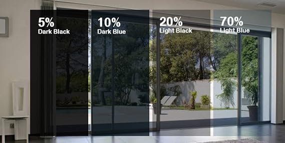 G Greenfilm 70% Static Cling Window Tint for Residential & Automotive Use DIY, Renter-Friendly, Non-Adhesive, Removable Tint for UV Protection, Glare Reduction, and Heat Blocking (24 x 212) | No-glue static cling film blocks 99% of UV rays and high IR heat control. Renter-friendly, easy DIY to install, and reusable.