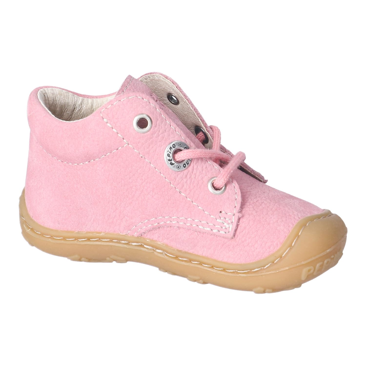 RICOSTA Mädchen Stiefel Cory, Kinder Lauflernschuhe, Weite: SCHMAL, lose Einlage, terracare, schnürstiefel, Booties, Leder, Mallow (330), 23 EU
