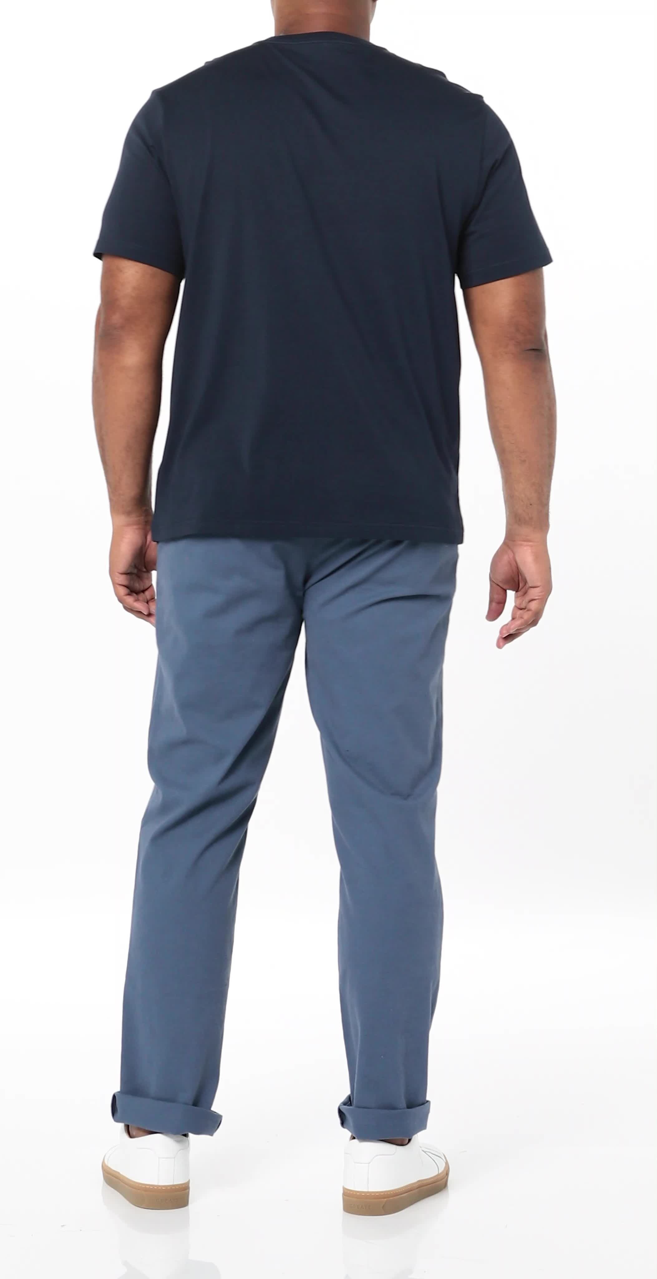 Amazon Essentials T-Shirt Uomo Manica Corta Scollo A V – Pacco Da 2 – Colore Nero – Taglia XS – Vestibilità Slim