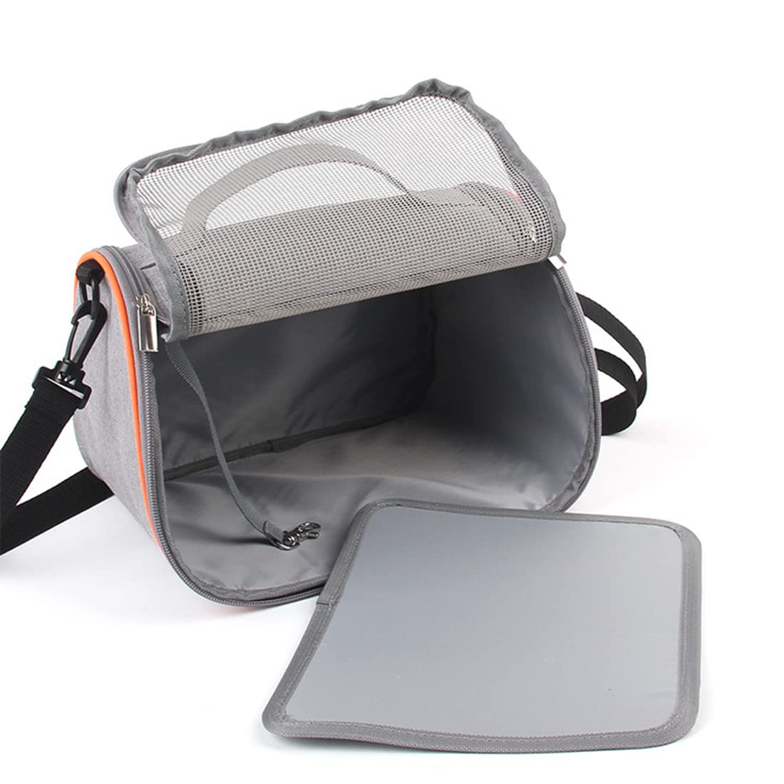 FUNAT Portable Kitten Travel Bag, Hamster Takeaway Bag, Breathable Mesh Odorless Pet Bag, Groundhog Chinchilla Takeaway Bag - Image 4