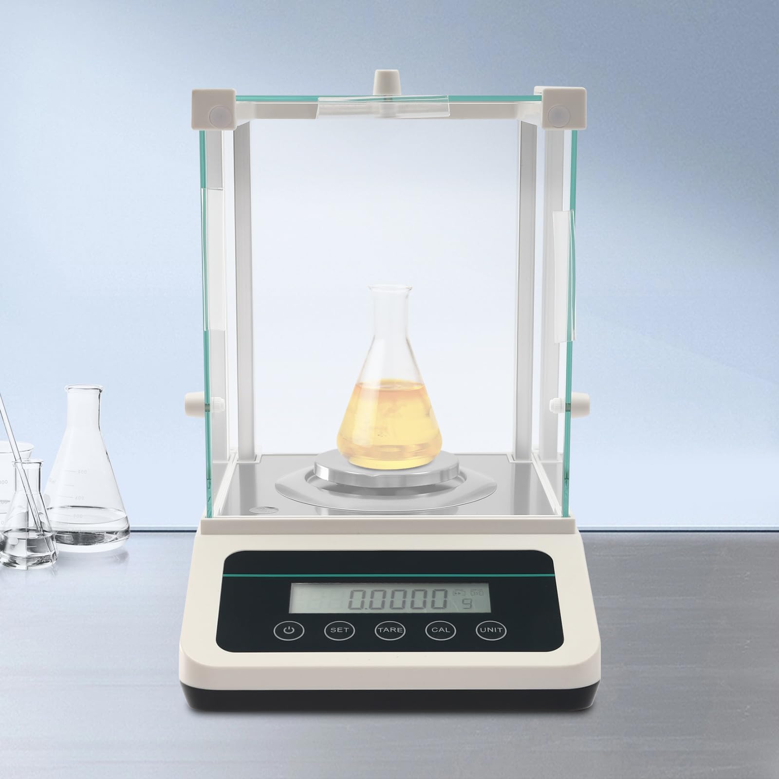 Lab Scale 120X0.1mg High Precision Analytical Balance Scale Digital Balance Jewelry Scale Electronic Digital Kitchen Balance Scale Scientific Scale Scientific Laboratory Electronic Analytical Balance
