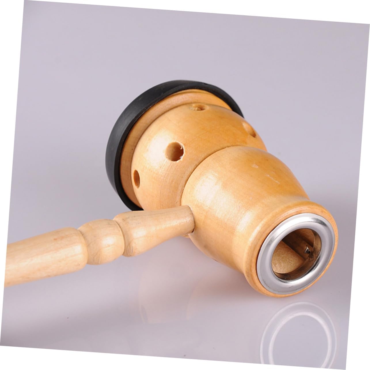 KOMBIUDA 3pcs Moxibustion Tools Set Wooden Moxa Box One Hole Handle for Moxibution Sticks Moxa Box