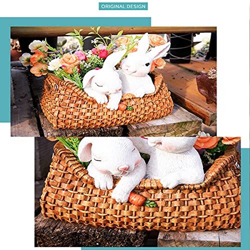 Jardinière succulente en forme de lapin : le cadeau déco idéal pour les passionnés de jardinage