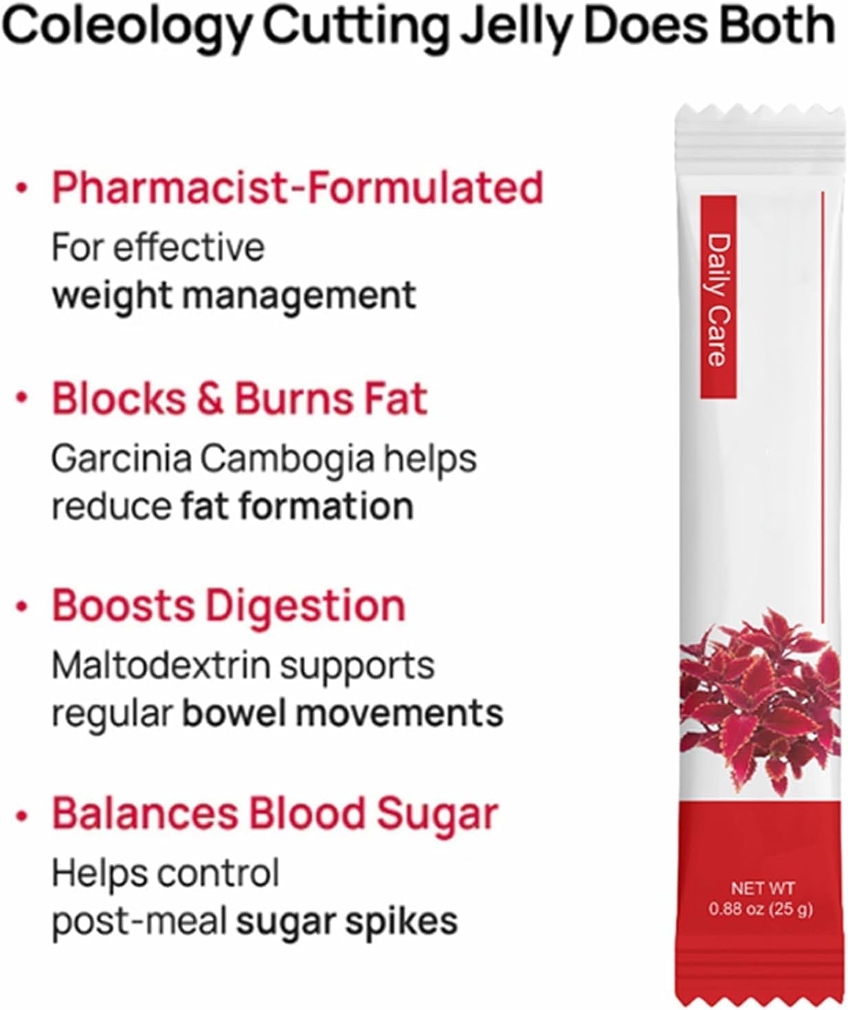 Dimagrante con 1200 mg di Garcinia Cambogia, semi di Chia, estratto di collagene di melograno in stick combinato,3pcs