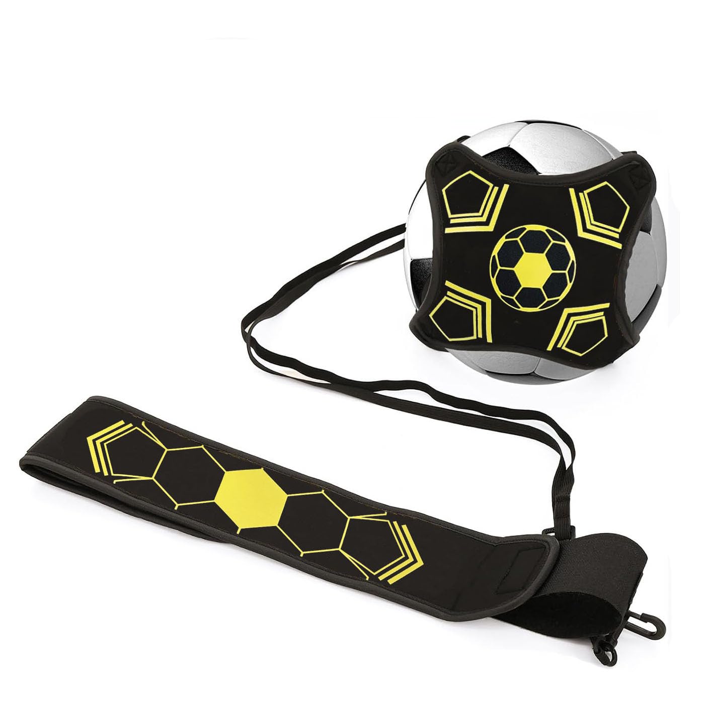xuntuo Football Kick Trainer Soccer Training Football Training Equipment for Hands Free Solo Practice — image 1