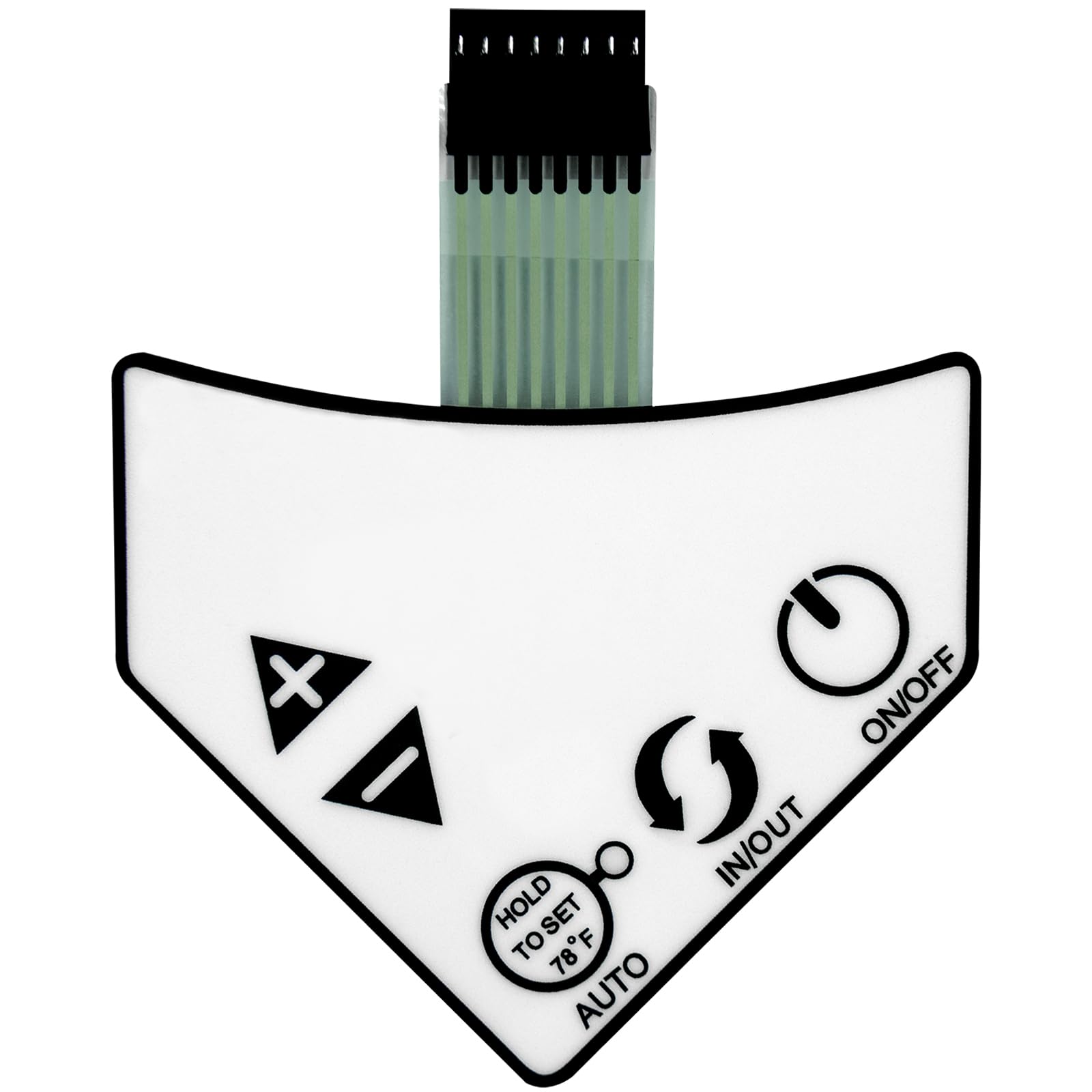 Replacement Keypad for Maxxair MaxxFan Deluxe Roof Vent Fan 10-21299K 5100K 6200K 00-05100K 00-06200K 4000K 4002K 4050K 00-04000K 00-04002K 00-04050K