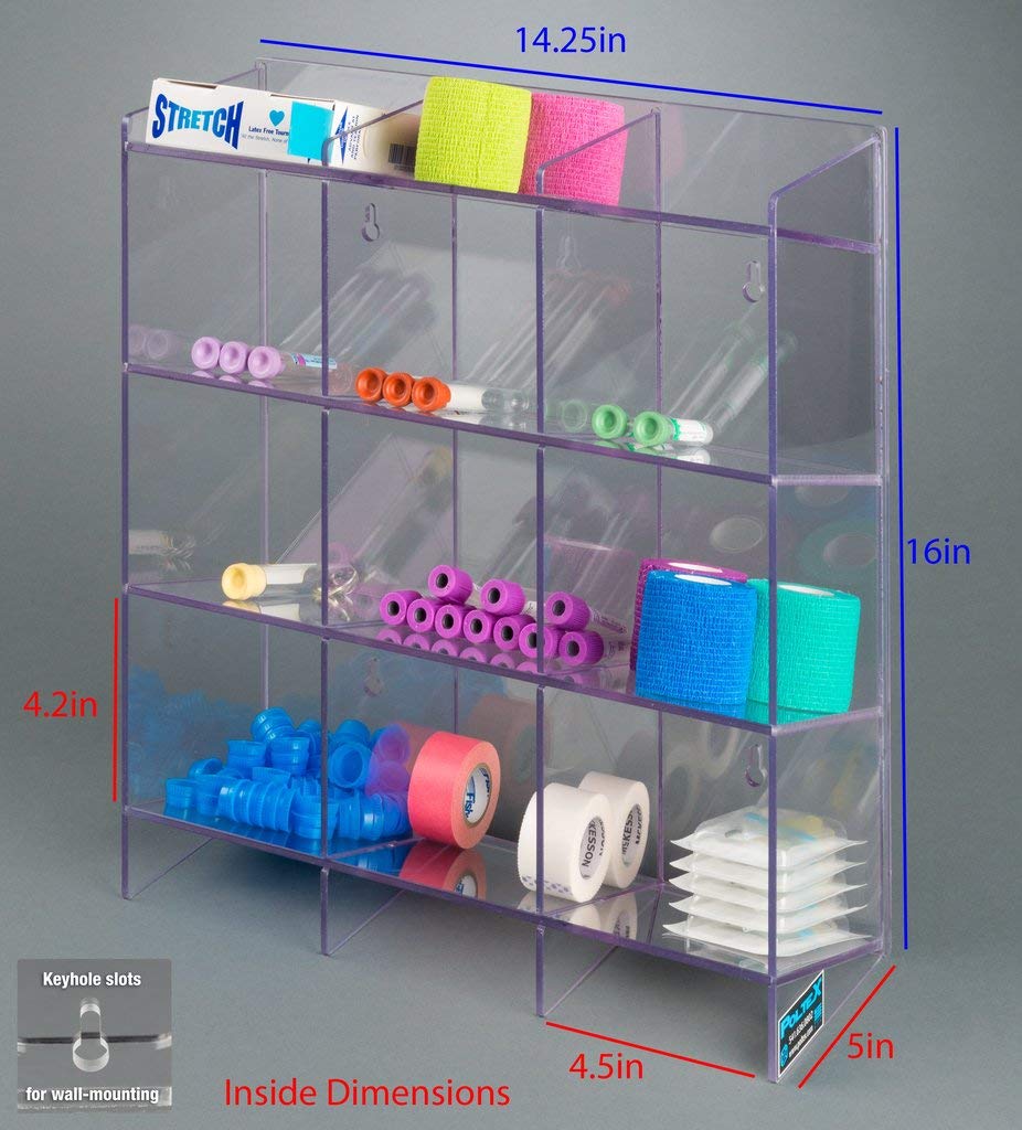 Phlebotomy Organizer (Tough Break Resistant PETG) (3 Column)