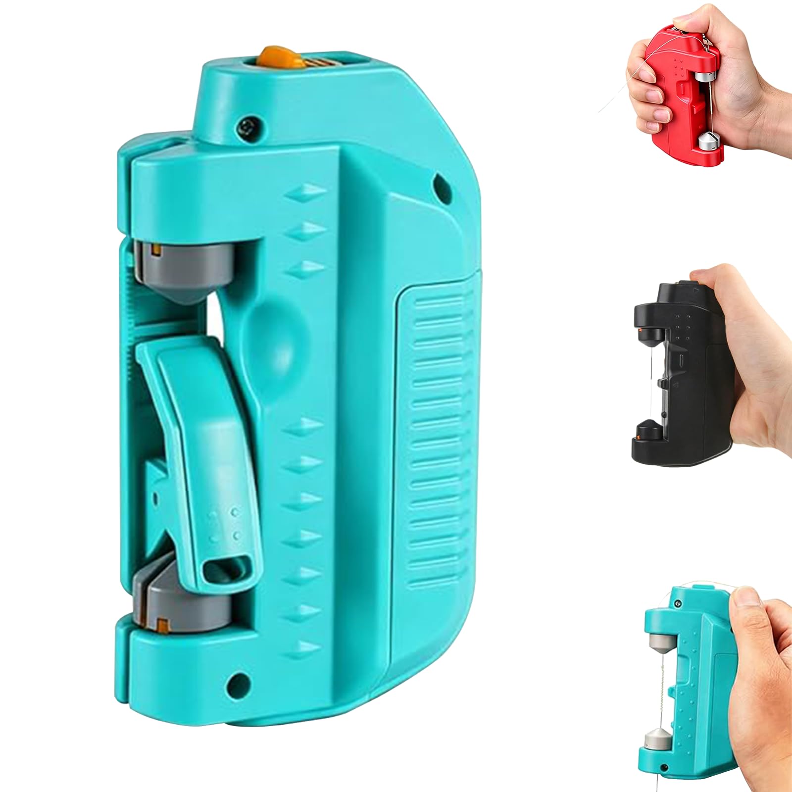 Electric Lure GT Knotter - Professional Fishing Tool, Electric Fishing Knot Tying Tool, Automatic Hook Tyer Machine Fast Electric Knotter Fishing for Fishing Lovers (Blue)