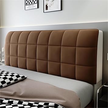 Velvet Thicken Bed Headboard Cover, Stretch Bed Headboard Cover for Full Queen Cal King Size, Washable Bed Headboard Slipcover Dustproof Protector Cover for Bedroom Bed Headboard#4,160cm63"