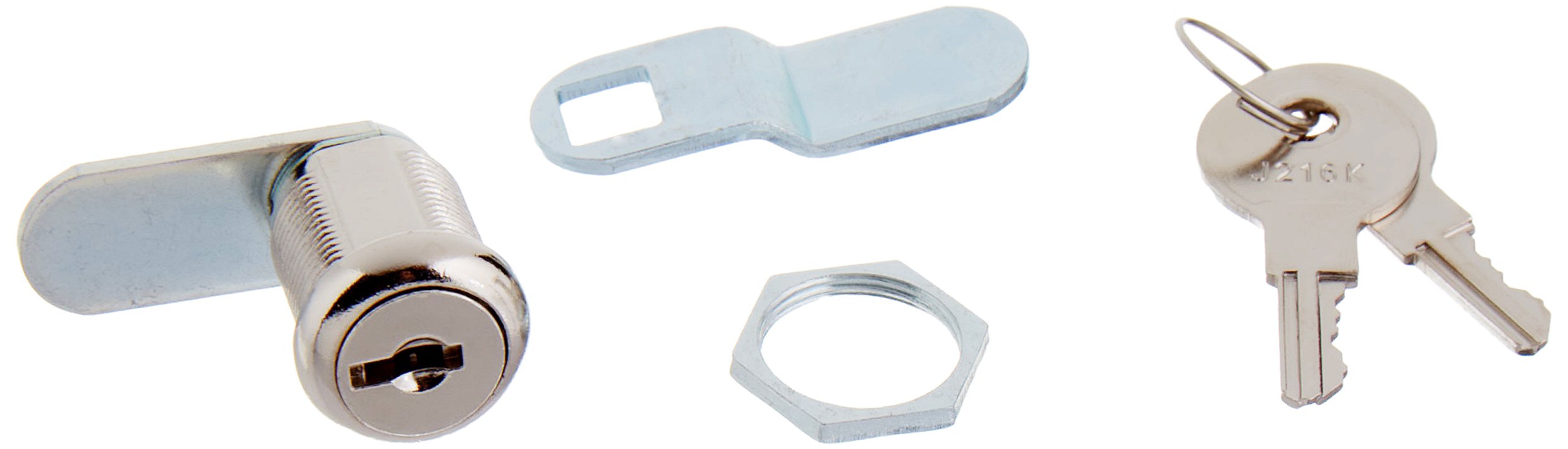 18-3045 7/8" Standard Cam Lock with Straight and Offset Cam
