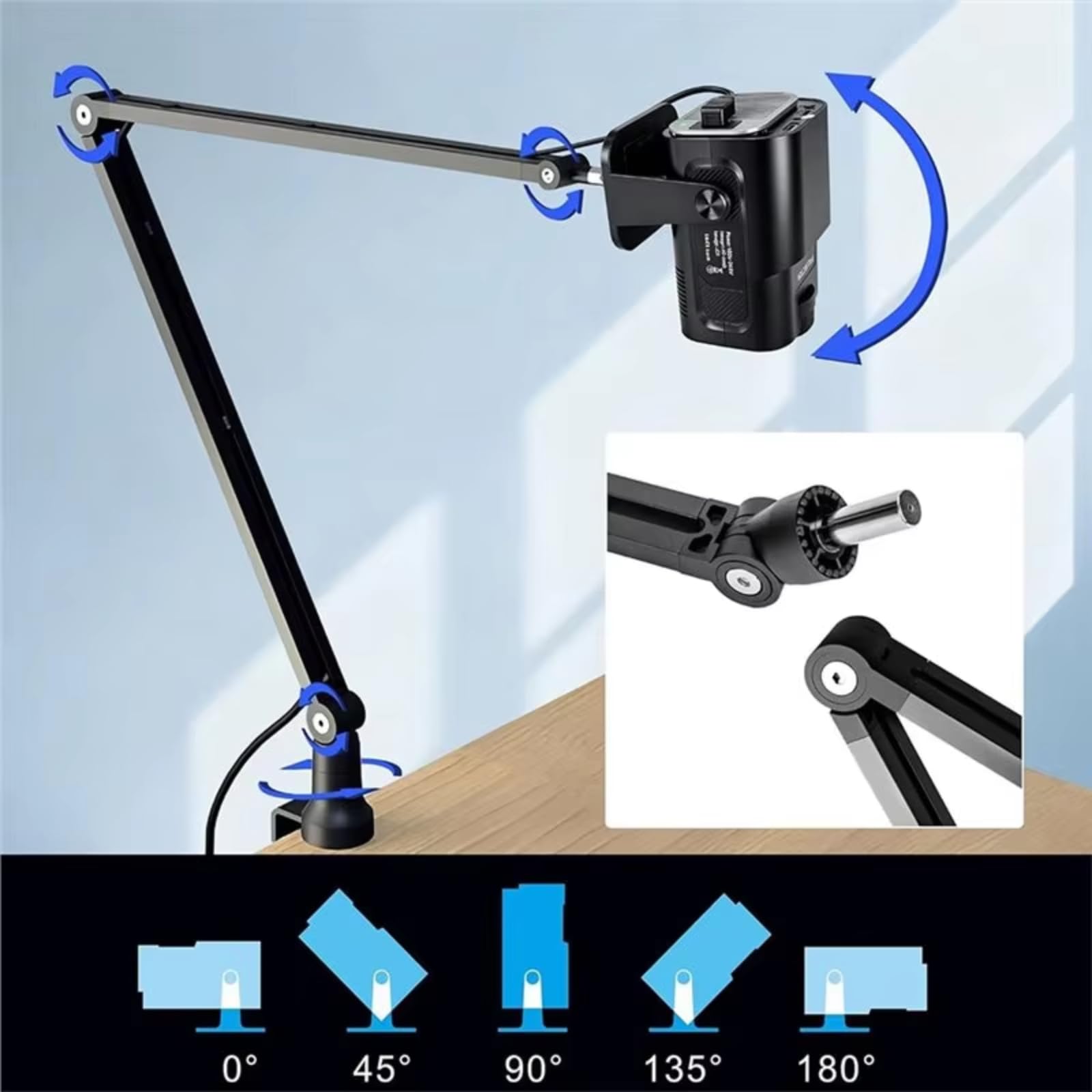 Projektor rysunkowy, projektor artystyczny do śledzenia, rozdzielczość HD 1280x720p, regulowany rozmiar 16–110 cali, łączność bezprzewodowa i USB, lekkie narzędzie do szkicowania
